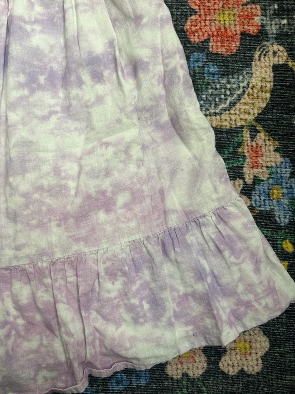 Gap Purple Tie Dye Ruffle Sundress, Size 3T